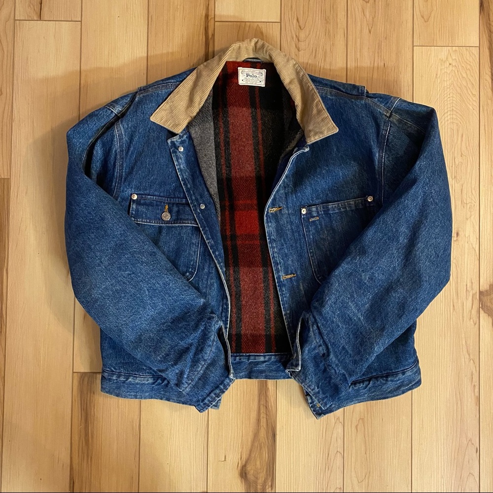 SOLD Vintage Ralph Lauren Polo Trucker Jacket